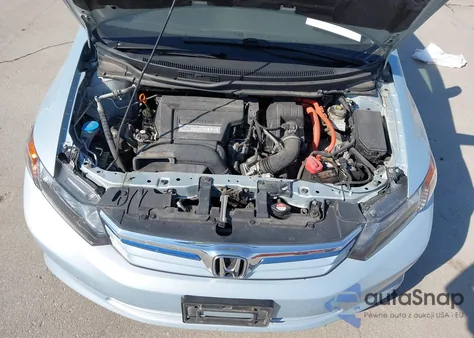 2012 Honda Civic Hybrid from USA, damaged, VIN JHMFB4F39CS003726